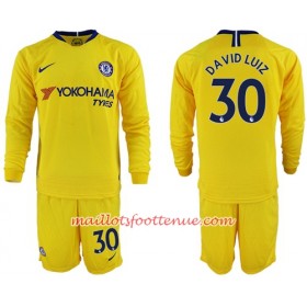 Maillot/Tenue Chelsea David Luiz 30 Enfant Exterieur 2018/2019 Manche Longue